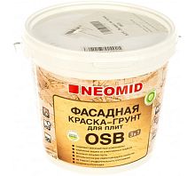 Краска-грунт Фасадная для плит OSB 3в1 NEOMID 7 кг