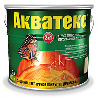 Акватекс защитно-декоративное покрытие для древесины, цвет сосна, 3 л.