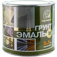 Грунт-эмаль 3в1 желтая 1,9кг ускоренной сушки РАДУГАМАЛЕР