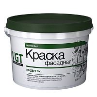 Краска фасадная по ДЕРЕВУ белая 7 кг ВД-АК-1180 ВГТ