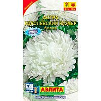Семена Астра Королевский размер белая