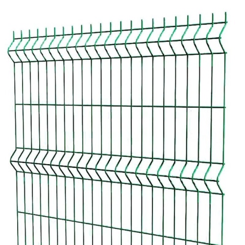 Панель из оцинкованной сетки 200/50, 1530*2500*3 мм, с полимерным покрытием, 3D забор, зеленый