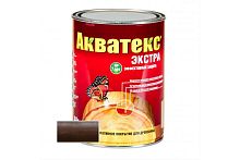 Акватекс Экстра защитное текстурное покрытие древесины, цвет Палисандр, 0,8 л.