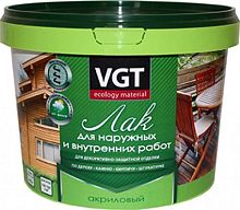 Лак VGT для бань и саун акриловый бесцветный 2,2 кг