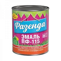 Эмаль ПФ-115 ФАЗЕНДА, цвет лайм, 0,9 кг 