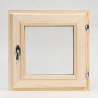 Окно деревянное одностворчатое 800*800*60 мм, имит. стеклопакета