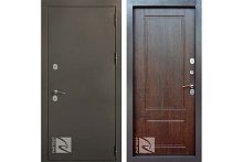 Дверь металлическая "Райтвер Сибирь Термо тиковое дерево" 980*2080 мм, левая