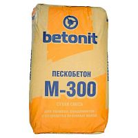Смесь сухая М-300 пескобетон 25 кг Бетонит