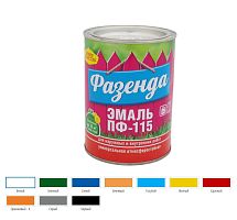 Эмаль Пф-115 ФАЗЕНДА, цвет желтый, 0,9 кг 