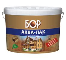 Аква-лак ТМ БОР для наружных и внутренних работ Орегон 2,3кг