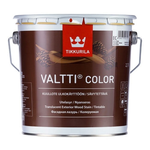 Антисептик Tikkurila Valtti Color декоративный для дерева колер 5057, 2,7 л