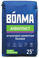 Штукатурка цементная Волма Аквапласт базова 25кг