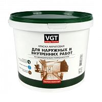 Краска для наруж/внутр. работ моющая БЕЛОСНЕЖНАЯ 7кг ВД-АК-1180 ВГТ