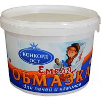 Обмазка для печей и каминов Емеля, ведро 3 кг