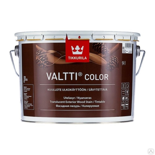 Антисептик Tikkurila Valtti Color EC для дерева, 9 л. колер 5055