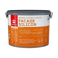 Краска фасадная Facade Silicon VVA гл/мат 9л кол.312 оранжевая