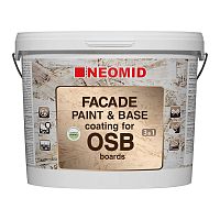 Краска-грунт Фасадная для плит OSB 3в1 NEOMID1 кг