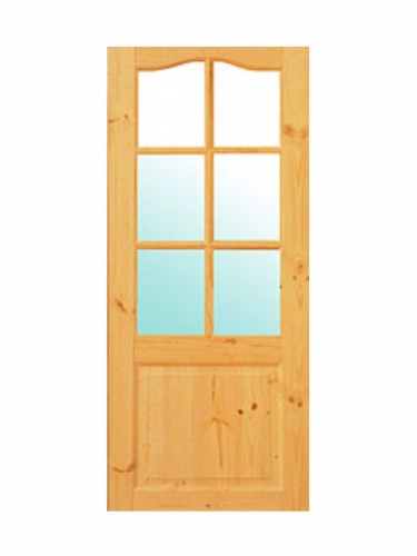 Блок дверной ДФО 870*2050*35 мм со стеклом