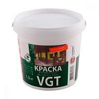 Краска для наружних и внутренних работ моющаяся белоснежная 1,5кг ВД-АК-1180