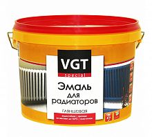 Эмаль VGT для радиаторов ПРОФИ, супербелая, 2,5 кг 