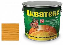 Акватекс защитно-декоративное покрытие для древесины, цвет Калужница, 3 л.