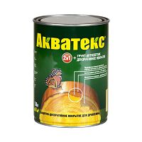 Акватекс защитно-декоративное покрытие для древесины, цвет Тик, 0,8 л