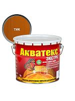 Аватекс Экстра защитное текстурное покрытие древесины, цвет Тик, 3 л