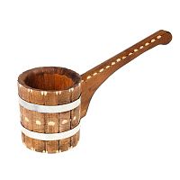 Ковш 0,5 л, бондарный резной