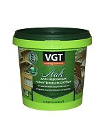 Лак VGT для бань и саун акриловый бесцветный 0.9 кг