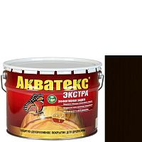 Акватекс Экстра защитное текстурное покрытие древесины, цвет Палисандр,10 л 