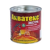 Акватекс Экстра защитное текстурное покрытие древесины, цвет Дуб, 0,8 л.