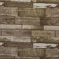 Панель самоклеящаяся DecoSelf 3D, 700*770*5 мм, деревянная мозайка, 10 шт