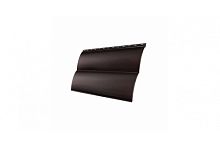 Сайдинг Блок-хаус 0,390 GL 0,45 PE-foil RAL 8017