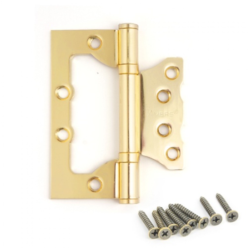 Петля AVERS 125*75*2,5 В2 G  без врезки,золото (2шт)