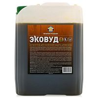 Антисептик для усиленной защиты древесины Зеленая Усадьба Эковуд 5 л