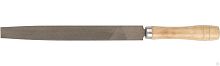 Напильник плоский, 200 мм, деревянная ручка, Курс