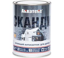 Антисептик кроющий для дерева Акватекс Сканди, Лакрица 0,75л