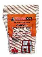 Смесь ТЕРРАКОТ штукатурная, жаростойкая для печей и каминой 5 кг