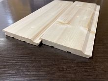 Имитация бруса 21*146*4000 мм, сорт А-В, (5 шт/уп)(карельский профиль)