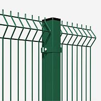 Панель из оцинкованной сетки сварная MEDIUM  2003*3000*4мм, RAL 6005