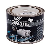 Эмаль ПФ-115 Радугамалер, термостойкая для радиаторов отопления, белая 0,4кг