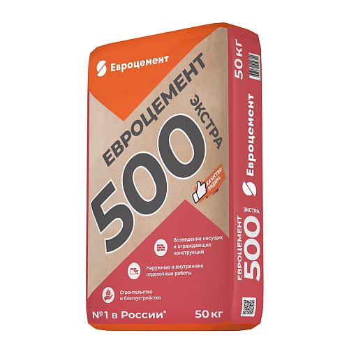 Лучшая цена на "Евроцемент" ПЦ-500-Д0, 50 кг